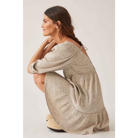 Anthropologie Daily Practice Ribbed Mini Dress - Large - New - Picture 4 of 6